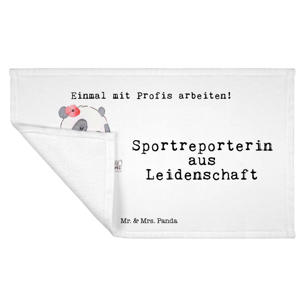 Handtuch Sportreporterin aus Leidenschaft Gästetuch, Reisehandtuch, Sport Handtuch, Frottier, Kinder Handtuch, Beruf, Ausbildung, Jubiläum, Abschied, Rente, Kollege, Kollegin, Geschenk, Schenken, Arbeitskollege, Mitarbeiter, Firma, Danke, Dankeschön