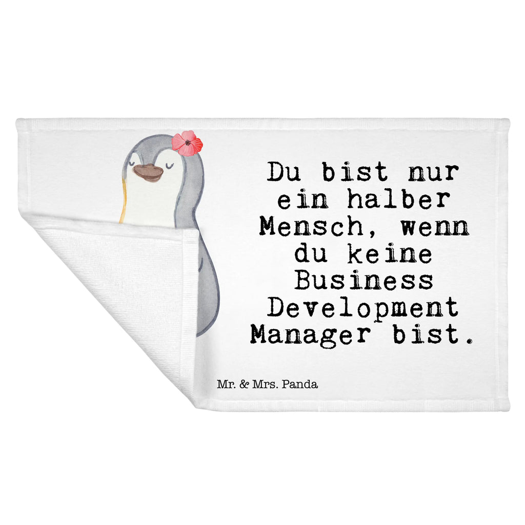 Handtuch Business Development Manager mit Herz Gästetuch, Reisehandtuch, Sport Handtuch, Frottier, Kinder Handtuch, Beruf, Ausbildung, Jubiläum, Abschied, Rente, Kollege, Kollegin, Geschenk, Schenken, Arbeitskollege, Mitarbeiter, Firma, Danke, Dankeschön