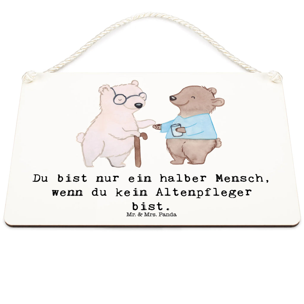 Deko Schild Altenpfleger mit Herz Dekoschild, Deko Schild, Schild, Tür Schild, Türschild, Holzschild, Wandschild, Wanddeko, Beruf, Ausbildung, Jubiläum, Abschied, Rente, Kollege, Kollegin, Geschenk, Schenken, Arbeitskollege, Mitarbeiter, Firma, Danke, Dankeschön, Altenpfleger, Pfleger, Altenheim Eröffnung