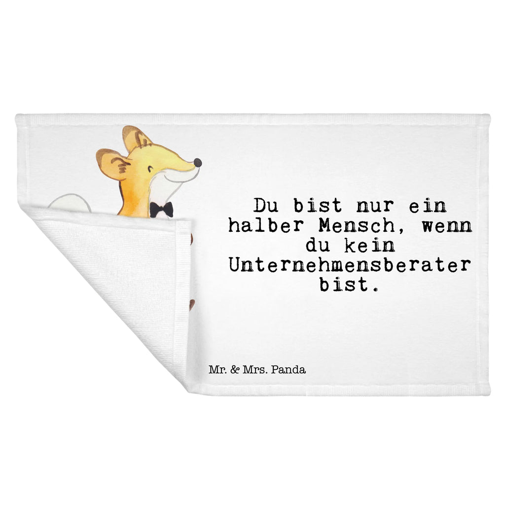 Handtuch Unternehmensberater mit Herz Gästetuch, Reisehandtuch, Sport Handtuch, Frottier, Kinder Handtuch, Beruf, Ausbildung, Jubiläum, Abschied, Rente, Kollege, Kollegin, Geschenk, Schenken, Arbeitskollege, Mitarbeiter, Firma, Danke, Dankeschön