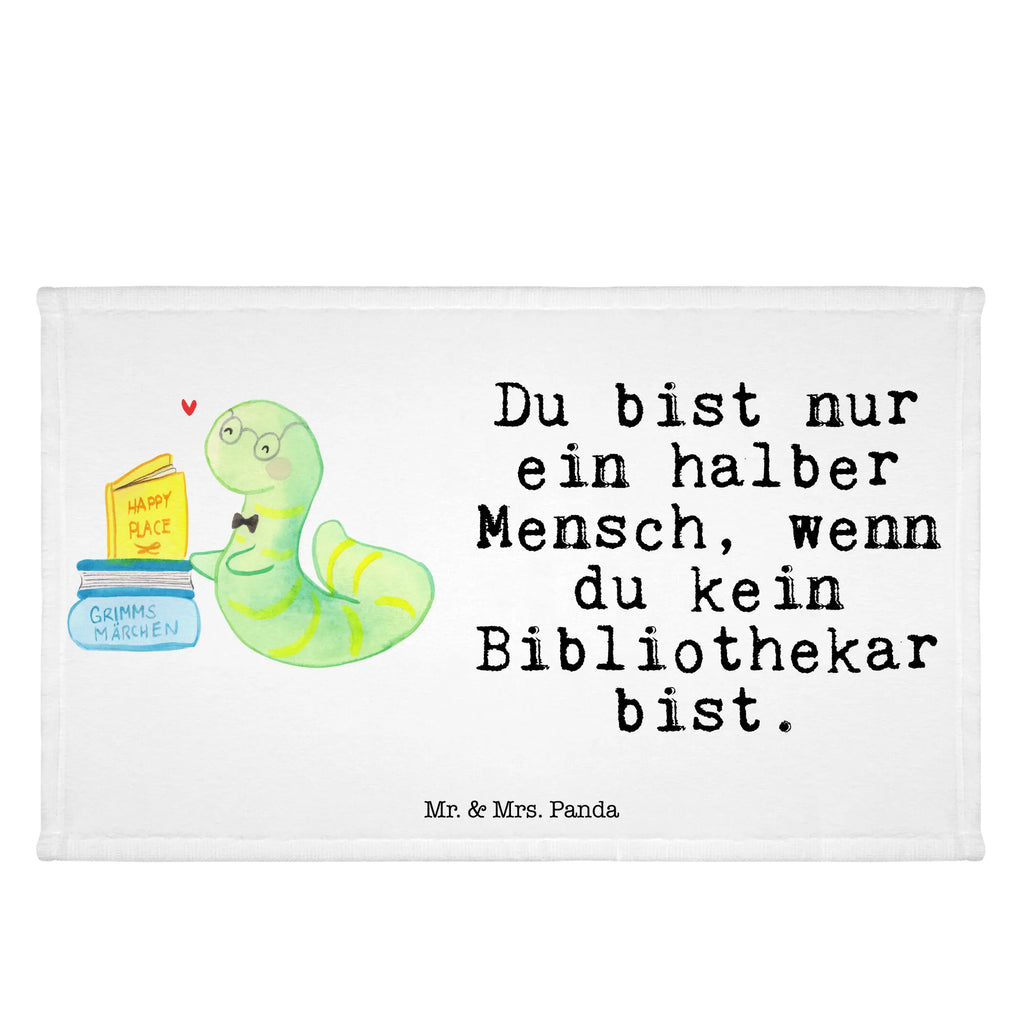 Handtuch Bibliothekar mit Herz Gästetuch, Reisehandtuch, Sport Handtuch, Frottier, Kinder Handtuch, Beruf, Ausbildung, Jubiläum, Abschied, Rente, Kollege, Kollegin, Geschenk, Schenken, Arbeitskollege, Mitarbeiter, Firma, Danke, Dankeschön, Bibliothekar, Buchhandlung, Bibliothek, Bücherwurm, Leseratte, Bücherliebe