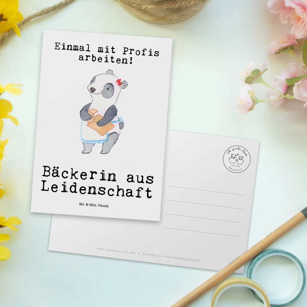 Postkarte Bäckerin aus Leidenschaft Postkarte, Karte, Geschenkkarte, Grußkarte, Einladung, Ansichtskarte, Geburtstagskarte, Einladungskarte, Dankeskarte, Ansichtskarten, Einladung Geburtstag, Einladungskarten Geburtstag, Beruf, Ausbildung, Jubiläum, Abschied, Rente, Kollege, Kollegin, Geschenk, Schenken, Arbeitskollege, Mitarbeiter, Firma, Danke, Dankeschön, Bäckerin, Konditorin, Brotbäckerin, Bäckerei, Backstube, Bäckerladen, Brotmanufaktur