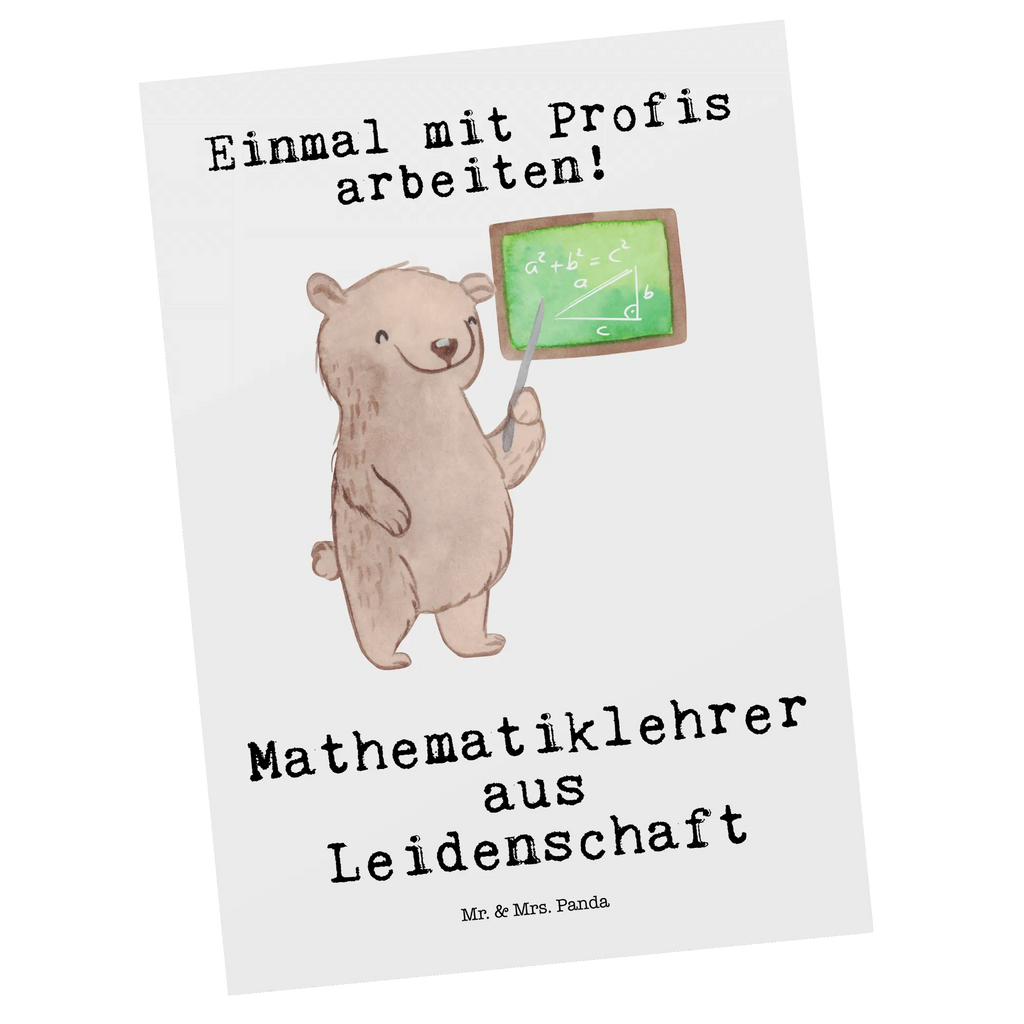 Postkarte Mathematiklehrer aus Leidenschaft Postkarte, Karte, Geschenkkarte, Grußkarte, Einladung, Ansichtskarte, Geburtstagskarte, Einladungskarte, Dankeskarte, Ansichtskarten, Einladung Geburtstag, Einladungskarten Geburtstag, Beruf, Ausbildung, Jubiläum, Abschied, Rente, Kollege, Kollegin, Geschenk, Schenken, Arbeitskollege, Mitarbeiter, Firma, Danke, Dankeschön, Mathematiklehrer, Lehramtstudent, Referendariat, Mathelehrer, Matheunterricht