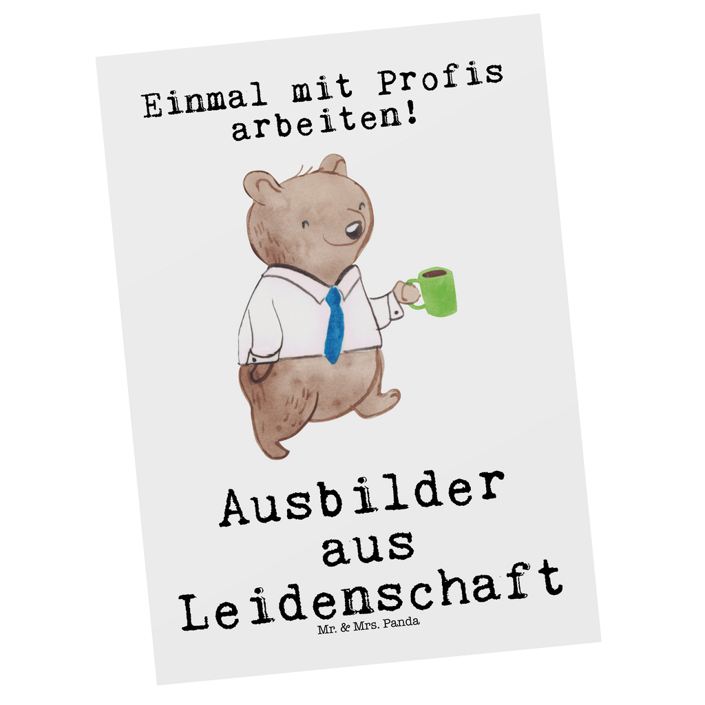 Postkarte Ausbilder aus Leidenschaft Postkarte, Karte, Geschenkkarte, Grußkarte, Einladung, Ansichtskarte, Geburtstagskarte, Einladungskarte, Dankeskarte, Ansichtskarten, Einladung Geburtstag, Einladungskarten Geburtstag, Beruf, Ausbildung, Jubiläum, Abschied, Rente, Kollege, Kollegin, Geschenk, Schenken, Arbeitskollege, Mitarbeiter, Firma, Danke, Dankeschön, Ausbilder, Tutor, Ausbilderprüfung