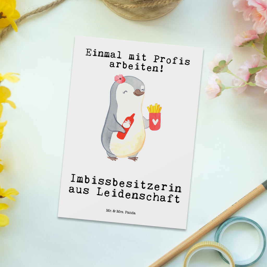 Postkarte Imbissbesitzerin Leidenschaft Postkarte, Karte, Geschenkkarte, Grußkarte, Einladung, Ansichtskarte, Geburtstagskarte, Einladungskarte, Dankeskarte, Ansichtskarten, Einladung Geburtstag, Einladungskarten Geburtstag, Beruf, Ausbildung, Jubiläum, Abschied, Rente, Kollege, Kollegin, Geschenk, Schenken, Arbeitskollege, Mitarbeiter, Firma, Danke, Dankeschön, Imbissbesitzerin, Imibissverkäuferin, Pommesverkäuferin, Pommesliebe