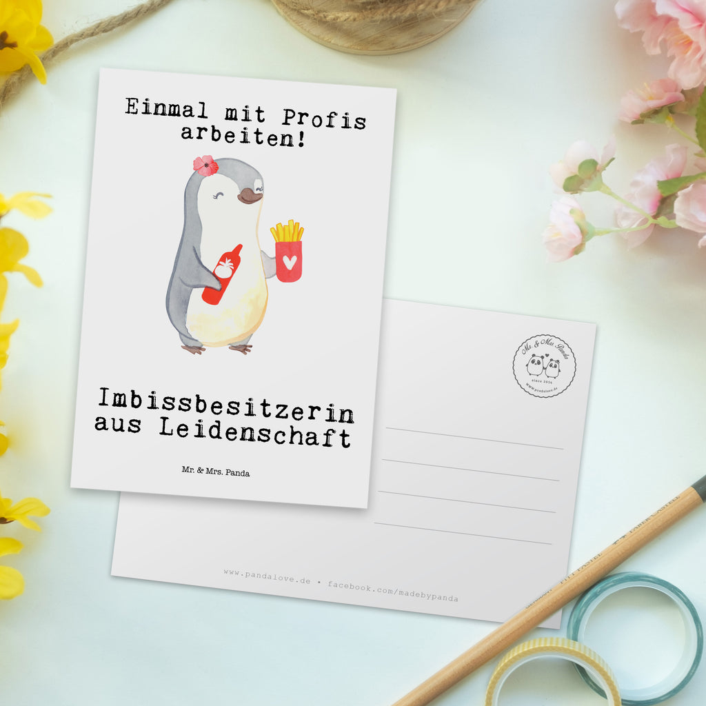 Postkarte Imbissbesitzerin Leidenschaft Postkarte, Karte, Geschenkkarte, Grußkarte, Einladung, Ansichtskarte, Geburtstagskarte, Einladungskarte, Dankeskarte, Ansichtskarten, Einladung Geburtstag, Einladungskarten Geburtstag, Beruf, Ausbildung, Jubiläum, Abschied, Rente, Kollege, Kollegin, Geschenk, Schenken, Arbeitskollege, Mitarbeiter, Firma, Danke, Dankeschön, Imbissbesitzerin, Imibissverkäuferin, Pommesverkäuferin, Pommesliebe