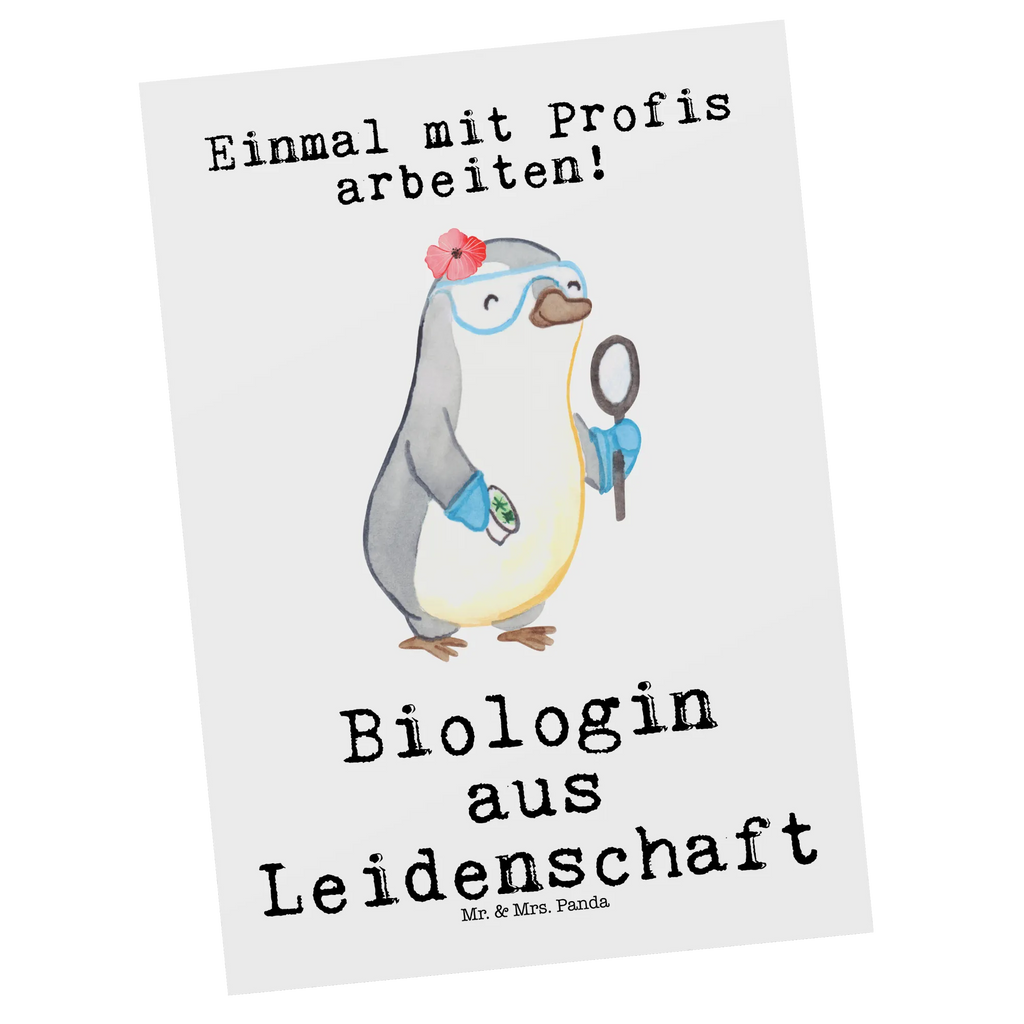 Postkarte Biologin aus Leidenschaft Postkarte, Karte, Geschenkkarte, Grußkarte, Einladung, Ansichtskarte, Geburtstagskarte, Einladungskarte, Dankeskarte, Ansichtskarten, Einladung Geburtstag, Einladungskarten Geburtstag, Beruf, Ausbildung, Jubiläum, Abschied, Rente, Kollege, Kollegin, Geschenk, Schenken, Arbeitskollege, Mitarbeiter, Firma, Danke, Dankeschön, Biologin, Biologie, Naturwissenschaftlerin, Labor, Studium, Bachelor, Master