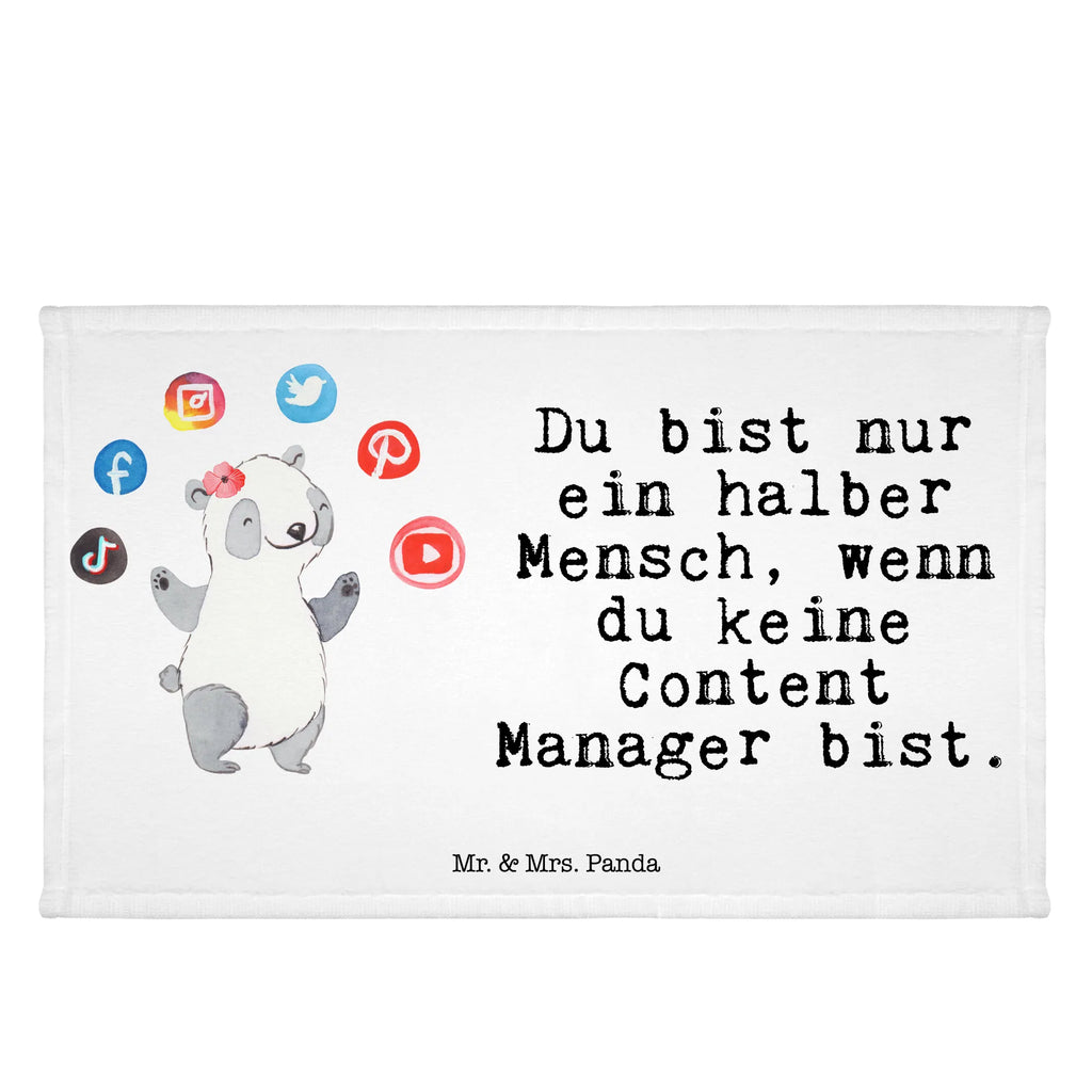 Handtuch Content Manager mit Herz Gästetuch, Reisehandtuch, Sport Handtuch, Frottier, Kinder Handtuch, Beruf, Ausbildung, Jubiläum, Abschied, Rente, Kollege, Kollegin, Geschenk, Schenken, Arbeitskollege, Mitarbeiter, Firma, Danke, Dankeschön