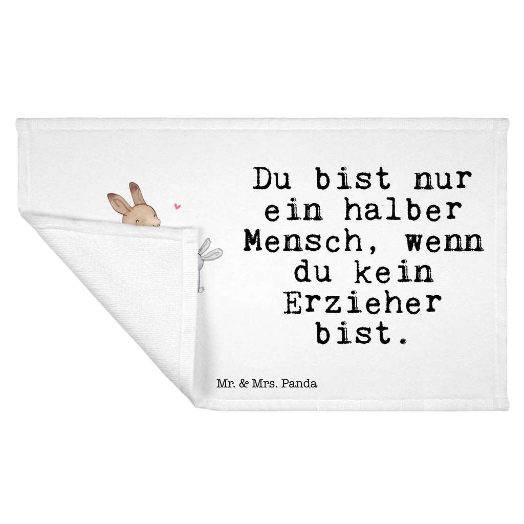 Handtuch Erzieher mit Herz Gästetuch, Reisehandtuch, Sport Handtuch, Frottier, Kinder Handtuch, Beruf, Ausbildung, Jubiläum, Abschied, Rente, Kollege, Kollegin, Geschenk, Schenken, Arbeitskollege, Mitarbeiter, Firma, Danke, Dankeschön, Erzieher, Kindergärtner, Pädagoge