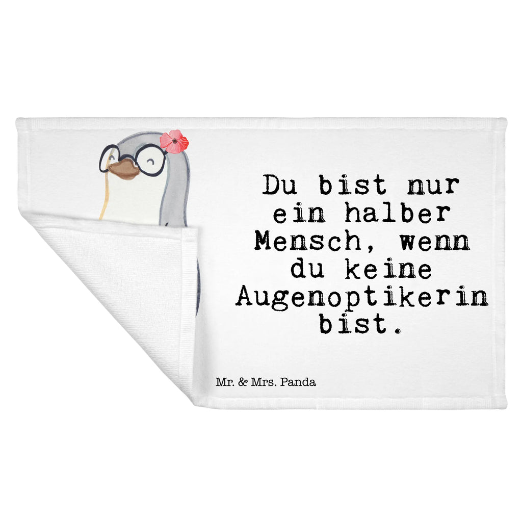 Handtuch Augenoptikerin mit Herz Gästetuch, Reisehandtuch, Sport Handtuch, Frottier, Kinder Handtuch, Beruf, Ausbildung, Jubiläum, Abschied, Rente, Kollege, Kollegin, Geschenk, Schenken, Arbeitskollege, Mitarbeiter, Firma, Danke, Dankeschön, Augenoptikerin, Optikerin, Augenärztin, Optometristin, Brillenverkäuferin, Brillengeschäft, Eröffnung