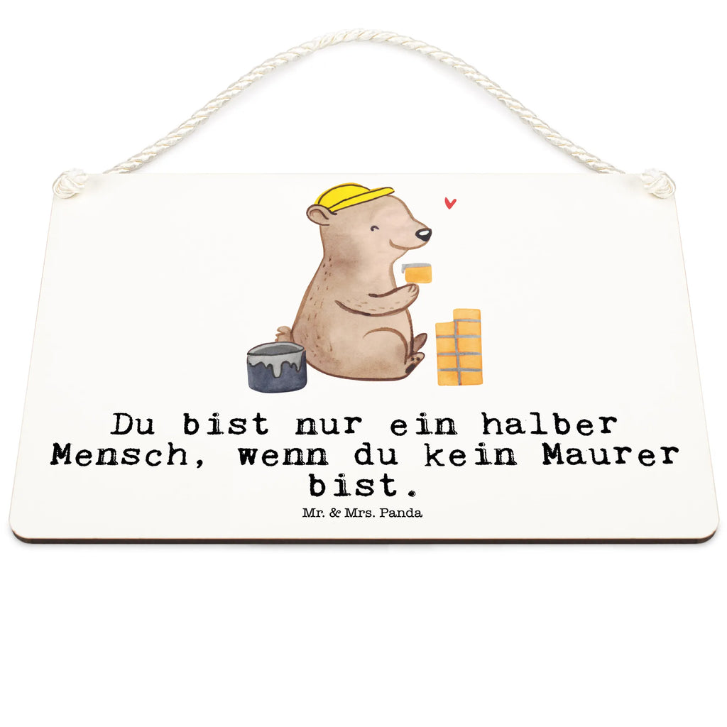 Deko Schild Maurer mit Herz Dekoschild, Deko Schild, Schild, Tür Schild, Türschild, Holzschild, Wandschild, Wanddeko, Beruf, Ausbildung, Jubiläum, Abschied, Rente, Kollege, Kollegin, Geschenk, Schenken, Arbeitskollege, Mitarbeiter, Firma, Danke, Dankeschön, Maurer, Maurermeister, Gesellenprüfung, Handwerker, Maurerbetrieb