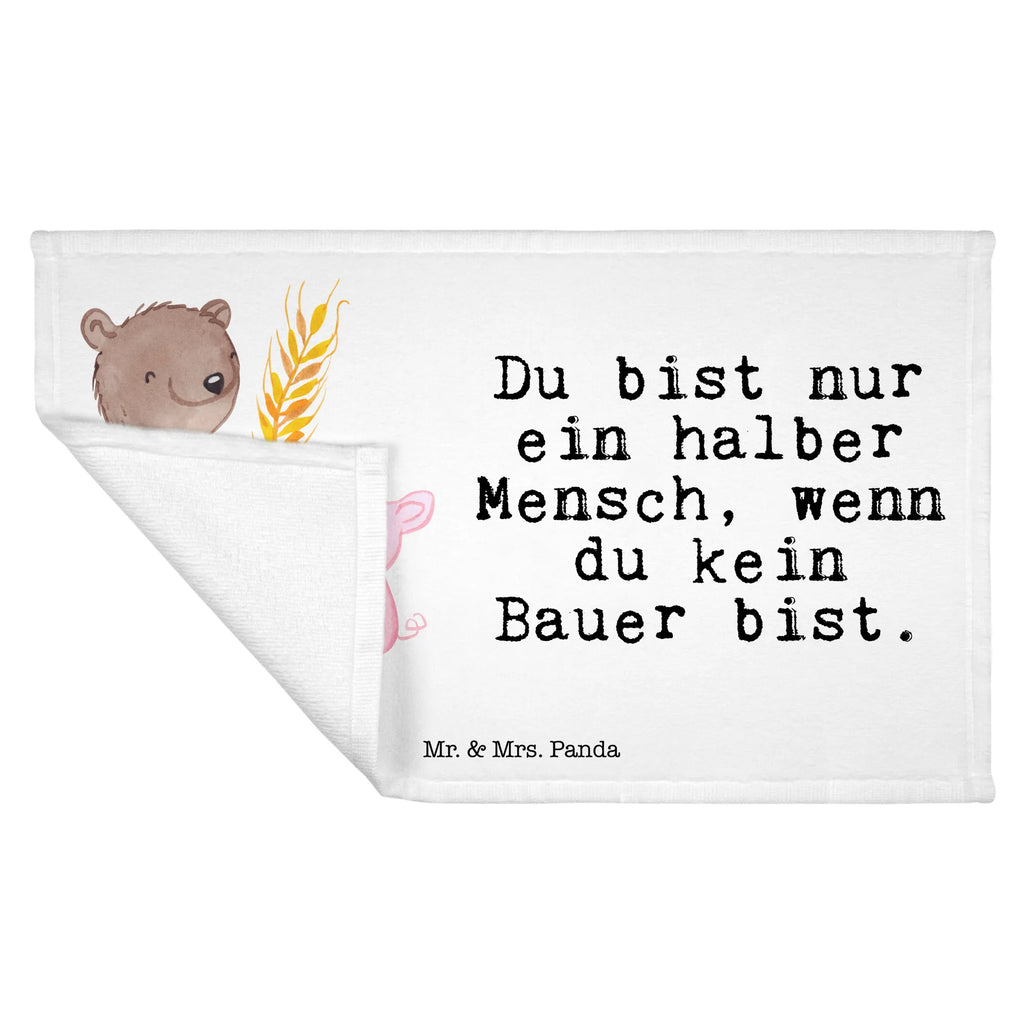 Handtuch Bauer mit Herz Gästetuch, Reisehandtuch, Sport Handtuch, Frottier, Kinder Handtuch, Beruf, Ausbildung, Jubiläum, Abschied, Rente, Kollege, Kollegin, Geschenk, Schenken, Arbeitskollege, Mitarbeiter, Firma, Danke, Dankeschön, Landwirt; Bauer, Tierwirt, Agronom, Farmer, Bauernhof