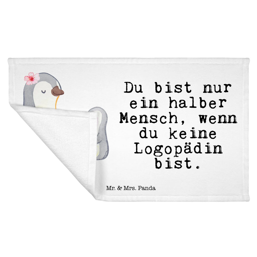 Handtuch Logopädin mit Herz Gästetuch, Reisehandtuch, Sport Handtuch, Frottier, Kinder Handtuch, Beruf, Ausbildung, Jubiläum, Abschied, Rente, Kollege, Kollegin, Geschenk, Schenken, Arbeitskollege, Mitarbeiter, Firma, Danke, Dankeschön, Logopädin, Logopädie, Studium