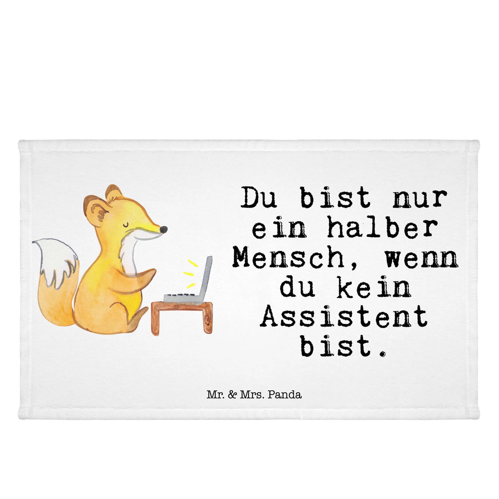 Handtuch Assistent mit Herz Gästetuch, Reisehandtuch, Sport Handtuch, Frottier, Kinder Handtuch, Beruf, Ausbildung, Jubiläum, Abschied, Rente, Kollege, Kollegin, Geschenk, Schenken, Arbeitskollege, Mitarbeiter, Firma, Danke, Dankeschön