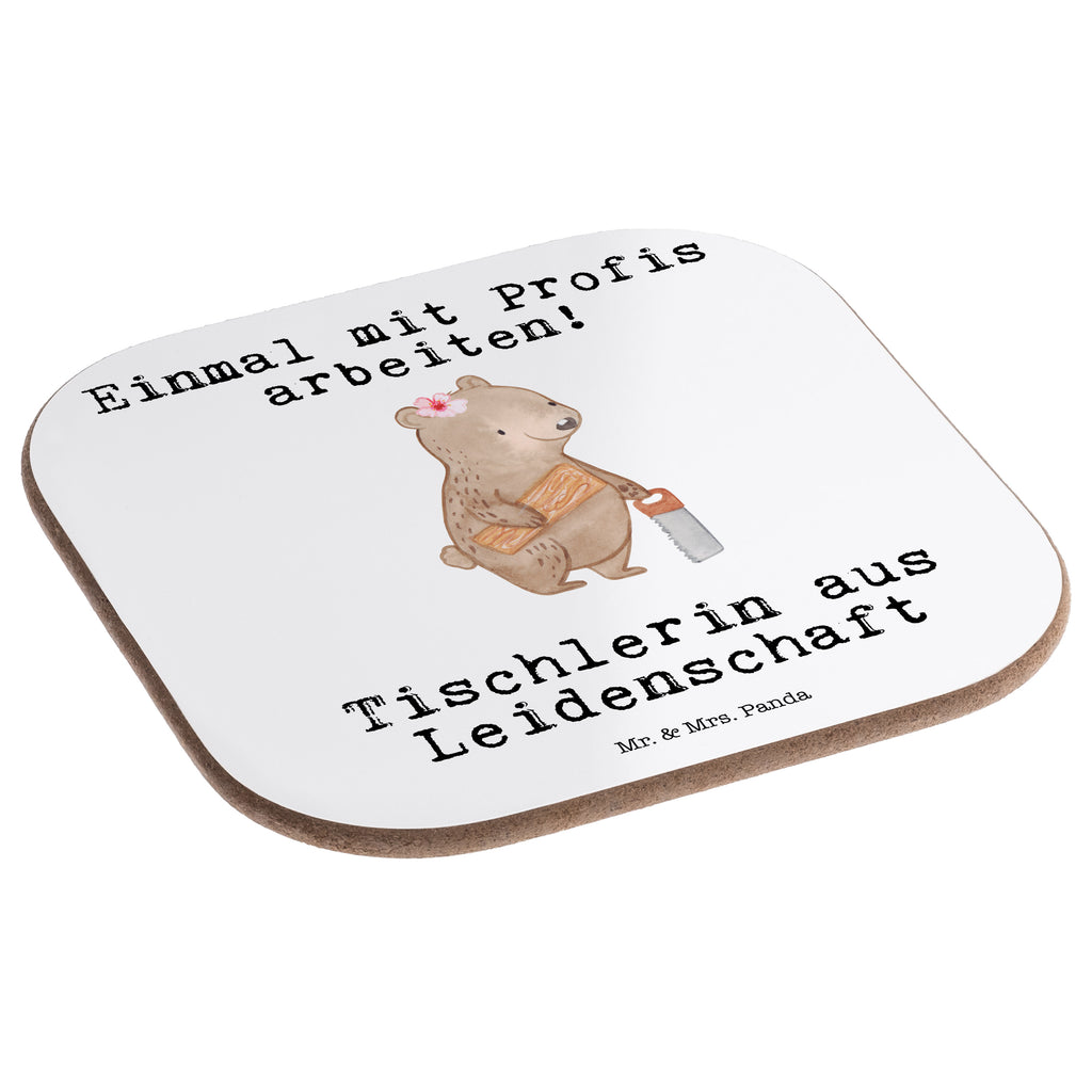 Quadratische Untersetzer Tischlerin aus Leidenschaft Untersetzer, Bierdeckel, Glasuntersetzer, Untersetzer Gläser, Getränkeuntersetzer, Untersetzer aus Holz, Untersetzer für Gläser, Korkuntersetzer, Untersetzer Holz, Holzuntersetzer, Tassen Untersetzer, Untersetzer Design, Beruf, Ausbildung, Jubiläum, Abschied, Rente, Kollege, Kollegin, Geschenk, Schenken, Arbeitskollege, Mitarbeiter, Firma, Danke, Dankeschön