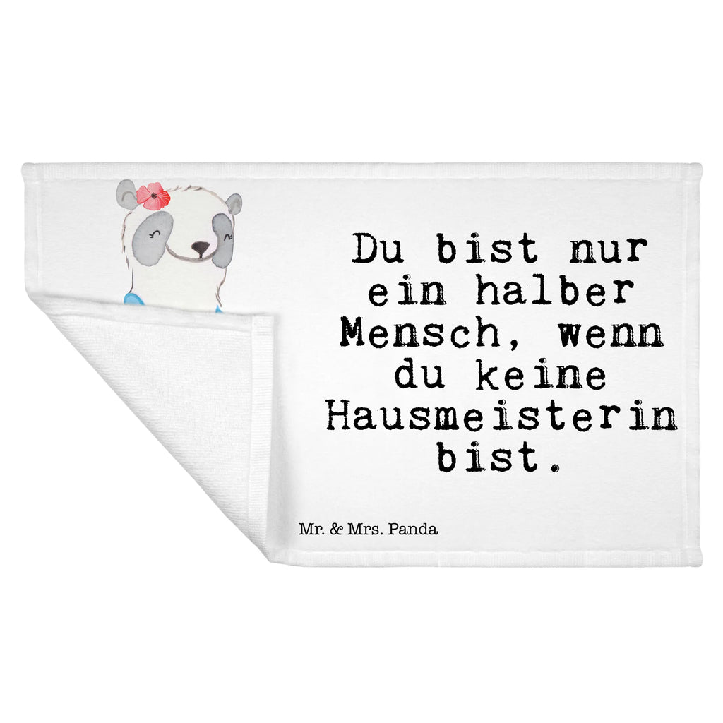 Handtuch Hausmeisterin mit Herz Gästetuch, Reisehandtuch, Sport Handtuch, Frottier, Kinder Handtuch, Beruf, Ausbildung, Jubiläum, Abschied, Rente, Kollege, Kollegin, Geschenk, Schenken, Arbeitskollege, Mitarbeiter, Firma, Danke, Dankeschön, Hausmeisterin, Concierge, Hausverwalterin, Facility Manager