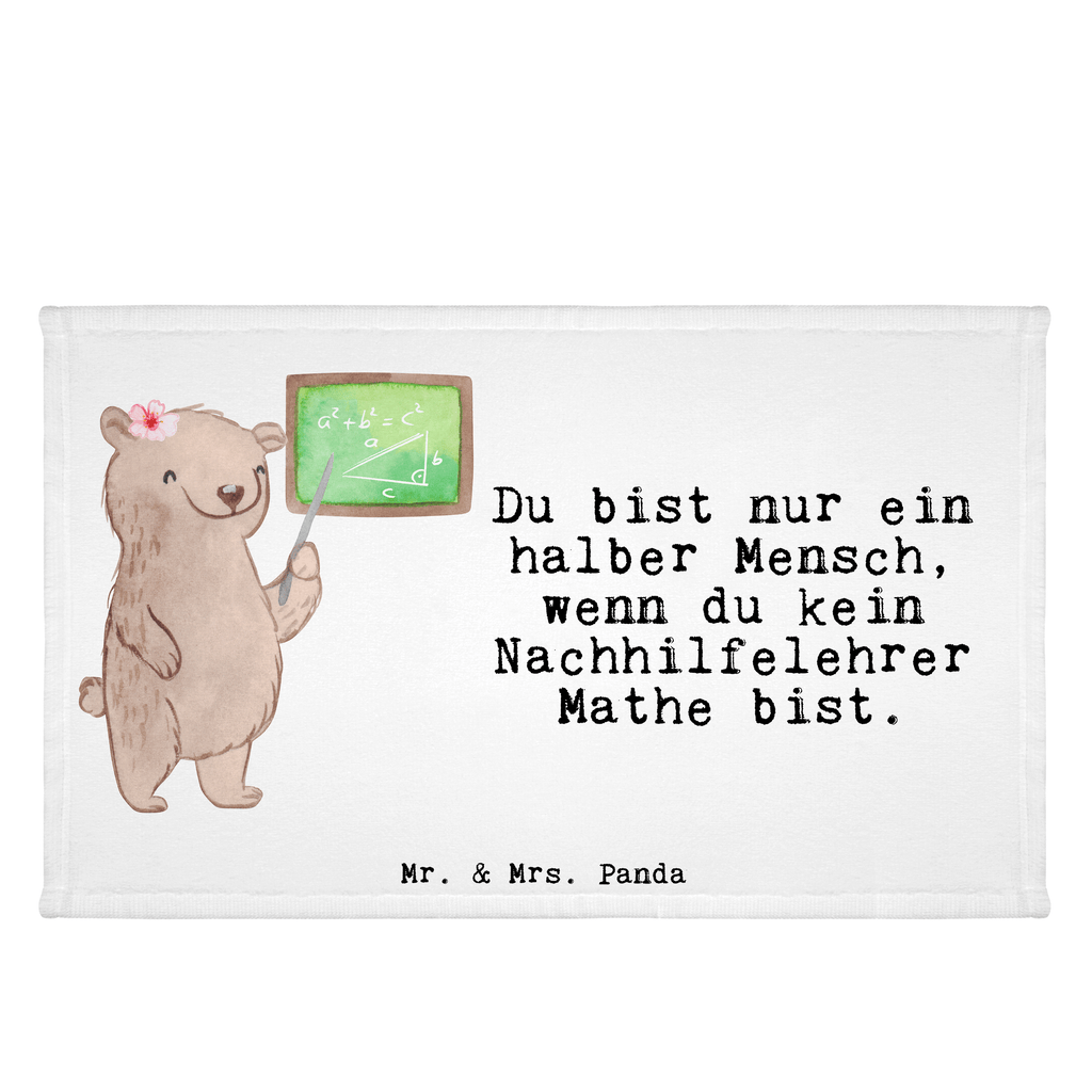 Handtuch Nachhilfelehrer Mathe mit Herz Gästetuch, Reisehandtuch, Sport Handtuch, Frottier, Kinder Handtuch, Beruf, Ausbildung, Jubiläum, Abschied, Rente, Kollege, Kollegin, Geschenk, Schenken, Arbeitskollege, Mitarbeiter, Firma, Danke, Dankeschön, Mathematik Nachhilfelehrer, Mathe Nachhilfe, Nachhilfeunterrricht