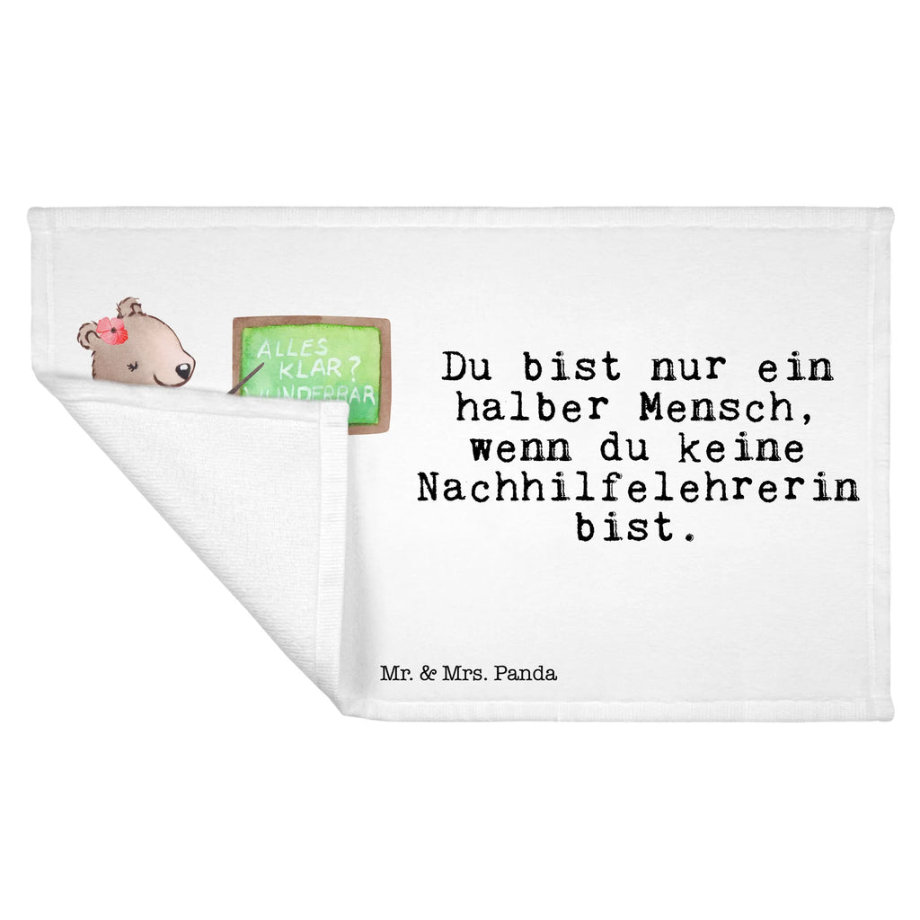 Handtuch Nachhilfelehrerin mit Herz Gästetuch, Reisehandtuch, Sport Handtuch, Frottier, Kinder Handtuch, Beruf, Ausbildung, Jubiläum, Abschied, Rente, Kollege, Kollegin, Geschenk, Schenken, Arbeitskollege, Mitarbeiter, Firma, Danke, Dankeschön, Nachhilfelehrerin, Nachhilfeschule, Nachhilfeunterricht