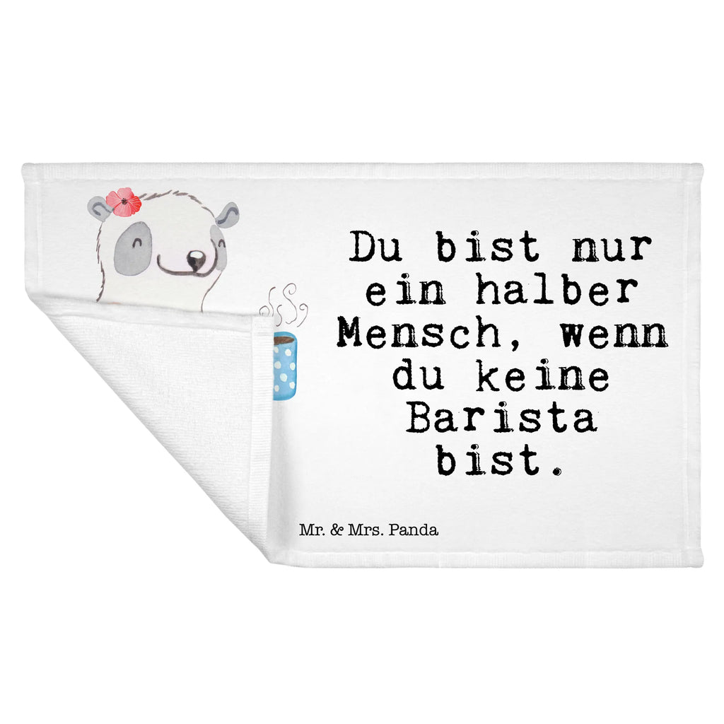 Handtuch Barista Herz Gästetuch, Reisehandtuch, Sport Handtuch, Frottier, Kinder Handtuch, Beruf, Ausbildung, Jubiläum, Abschied, Rente, Kollege, Kollegin, Geschenk, Schenken, Arbeitskollege, Mitarbeiter, Firma, Danke, Dankeschön, Barista, Eröffnung Cafe, Kaffee