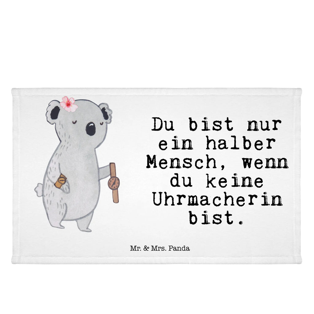 Handtuch Uhrmacherin mit Herz Gästetuch, Reisehandtuch, Sport Handtuch, Frottier, Kinder Handtuch, Beruf, Ausbildung, Jubiläum, Abschied, Rente, Kollege, Kollegin, Geschenk, Schenken, Arbeitskollege, Mitarbeiter, Firma, Danke, Dankeschön