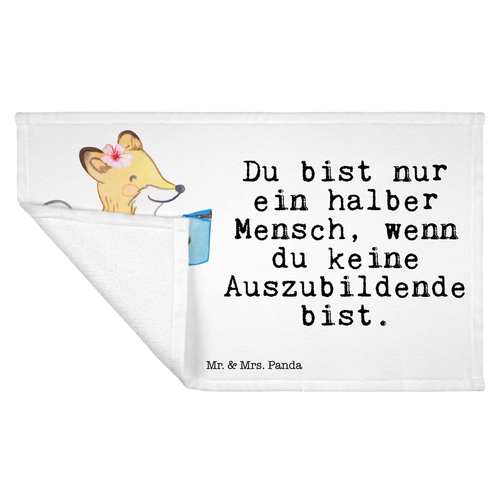 Handtuch Auszubildende mit Herz Gästetuch, Reisehandtuch, Sport Handtuch, Frottier, Kinder Handtuch, Beruf, Ausbildung, Jubiläum, Abschied, Rente, Kollege, Kollegin, Geschenk, Schenken, Arbeitskollege, Mitarbeiter, Firma, Danke, Dankeschön, Auszubildende, Azubine, Ausbildungsbeginn, Abschlussprüfung, Beginn der Ausbildung, Glücksbringer zur Ausbildung