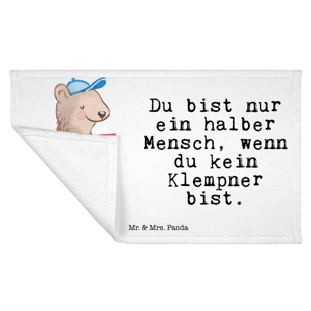 Handtuch Klempner mit Herz Gästetuch, Reisehandtuch, Sport Handtuch, Frottier, Kinder Handtuch, Beruf, Ausbildung, Jubiläum, Abschied, Rente, Kollege, Kollegin, Geschenk, Schenken, Arbeitskollege, Mitarbeiter, Firma, Danke, Dankeschön, Klempner, Handwerker, Installateur, Meister, Gesellenprüfung, Fachbetrieb, Bauklempner, Sanitärinstallationen