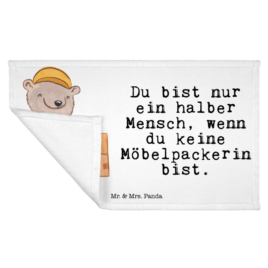 Handtuch Möbelpackerin mit Herz Gästetuch, Reisehandtuch, Sport Handtuch, Frottier, Kinder Handtuch, Beruf, Ausbildung, Jubiläum, Abschied, Rente, Kollege, Kollegin, Geschenk, Schenken, Arbeitskollege, Mitarbeiter, Firma, Danke, Dankeschön, Möbelpackerin, Umzugshelferin, Umzugsfirma, Umzugsservice