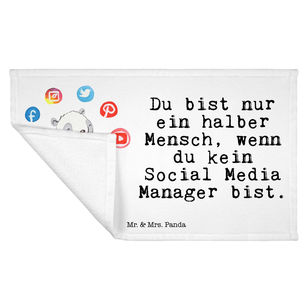 Handtuch Social Media Manager mit Herz Gästetuch, Reisehandtuch, Sport Handtuch, Frottier, Kinder Handtuch, Beruf, Ausbildung, Jubiläum, Abschied, Rente, Kollege, Kollegin, Geschenk, Schenken, Arbeitskollege, Mitarbeiter, Firma, Danke, Dankeschön