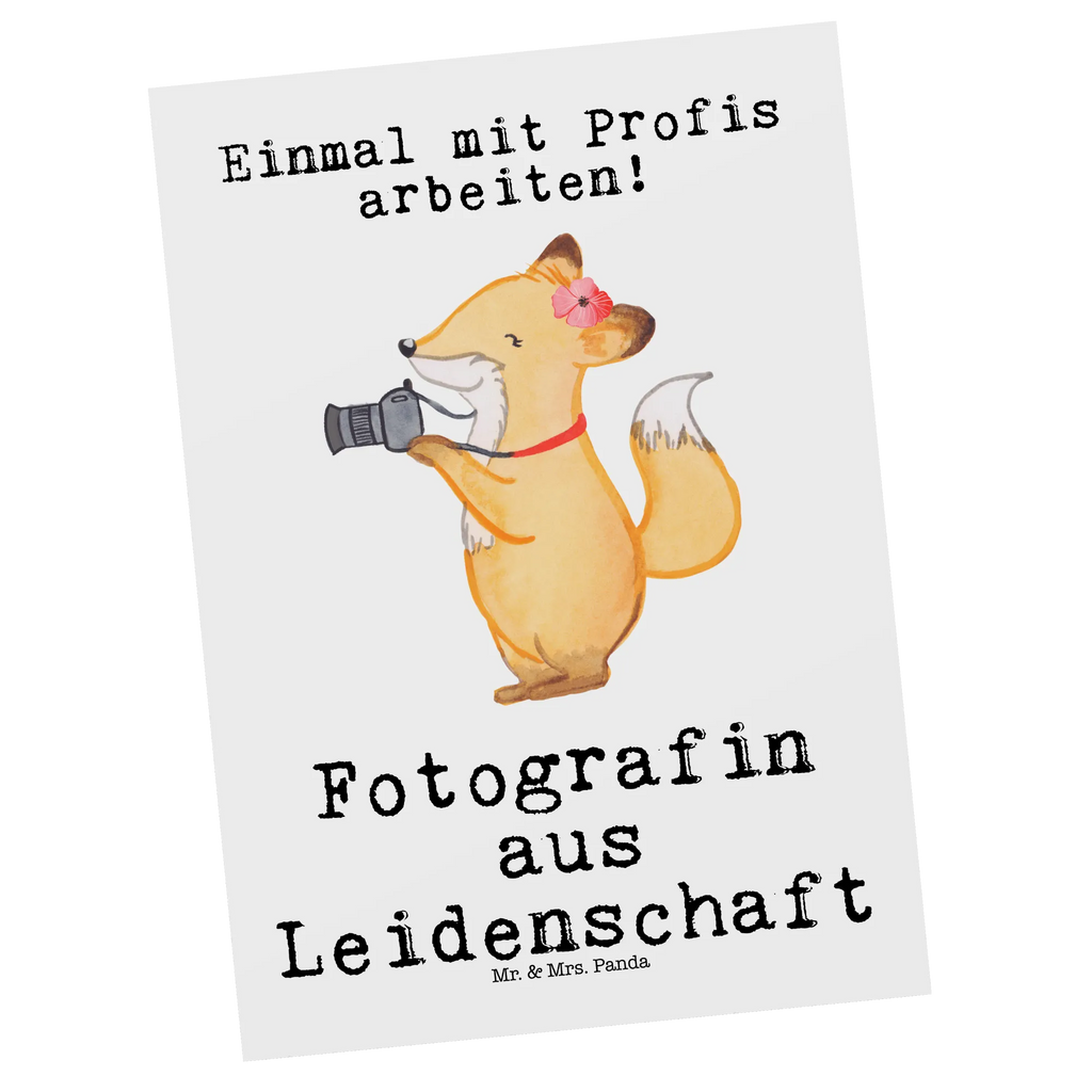 Postkarte Fotografin aus Leidenschaft Postkarte, Karte, Geschenkkarte, Grußkarte, Einladung, Ansichtskarte, Geburtstagskarte, Einladungskarte, Dankeskarte, Ansichtskarten, Einladung Geburtstag, Einladungskarten Geburtstag, Beruf, Ausbildung, Jubiläum, Abschied, Rente, Kollege, Kollegin, Geschenk, Schenken, Arbeitskollege, Mitarbeiter, Firma, Danke, Dankeschön, Fotografin, Fotoreporterin, Hobbyfotografin, Hochzeitsfotografin, Fotografie, Profi Fotografin