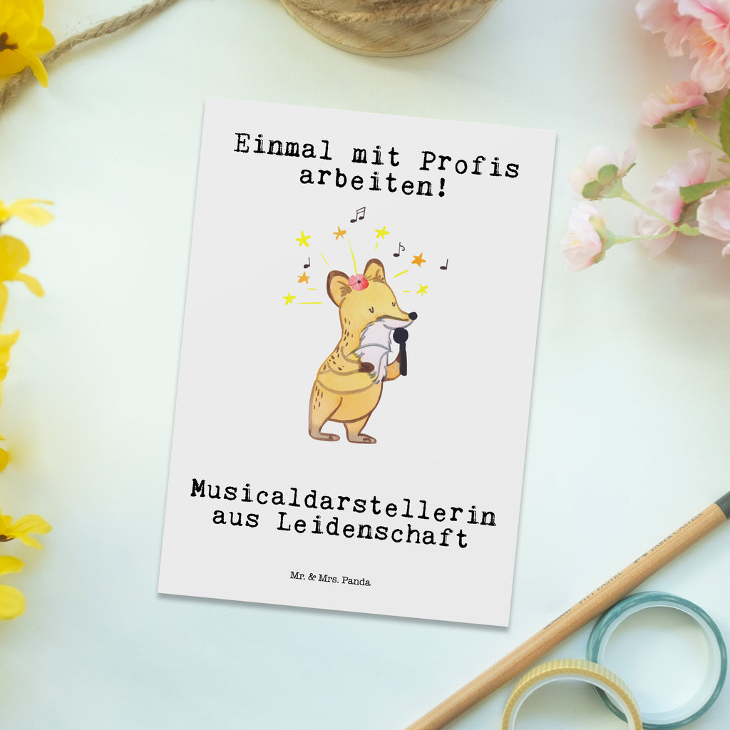 Postkarte Musicaldarstellerin Leidenschaft Postkarte, Karte, Geschenkkarte, Grußkarte, Einladung, Ansichtskarte, Geburtstagskarte, Einladungskarte, Dankeskarte, Ansichtskarten, Einladung Geburtstag, Einladungskarten Geburtstag, Beruf, Ausbildung, Jubiläum, Abschied, Rente, Kollege, Kollegin, Geschenk, Schenken, Arbeitskollege, Mitarbeiter, Firma, Danke, Dankeschön