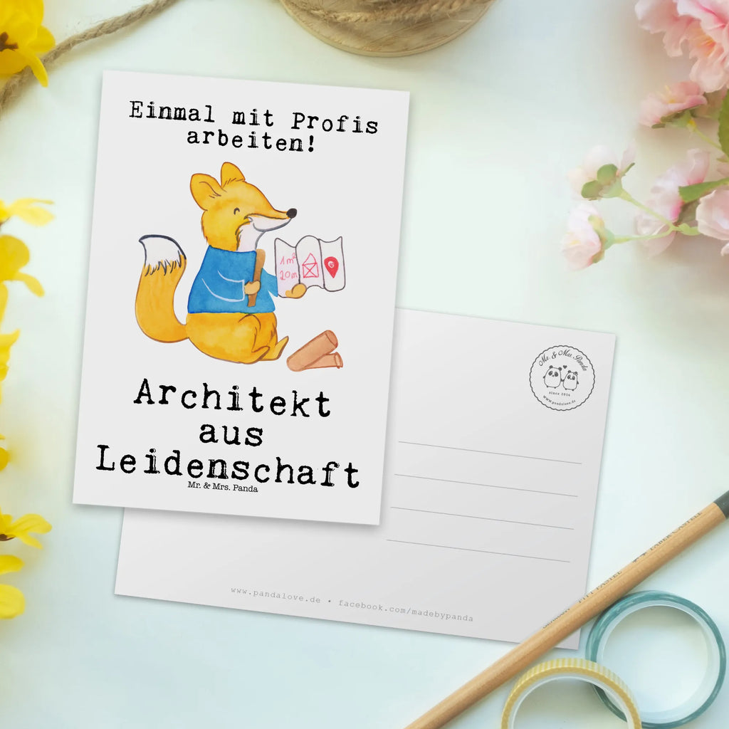 Postkarte Architekt aus Leidenschaft Postkarte, Karte, Geschenkkarte, Grußkarte, Einladung, Ansichtskarte, Geburtstagskarte, Einladungskarte, Dankeskarte, Ansichtskarten, Einladung Geburtstag, Einladungskarten Geburtstag, Beruf, Ausbildung, Jubiläum, Abschied, Rente, Kollege, Kollegin, Geschenk, Schenken, Arbeitskollege, Mitarbeiter, Firma, Danke, Dankeschön, Architekt, Innenarchitekt, Architekturbüro, Bauarbeiter