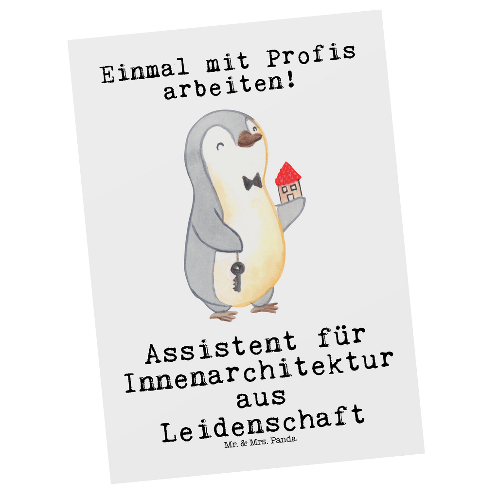 Postkarte Assistent für Innenarchitektur Leidenschaft Postkarte, Karte, Geschenkkarte, Grußkarte, Einladung, Ansichtskarte, Geburtstagskarte, Einladungskarte, Dankeskarte, Ansichtskarten, Einladung Geburtstag, Einladungskarten Geburtstag, Beruf, Ausbildung, Jubiläum, Abschied, Rente, Kollege, Kollegin, Geschenk, Schenken, Arbeitskollege, Mitarbeiter, Firma, Danke, Dankeschön