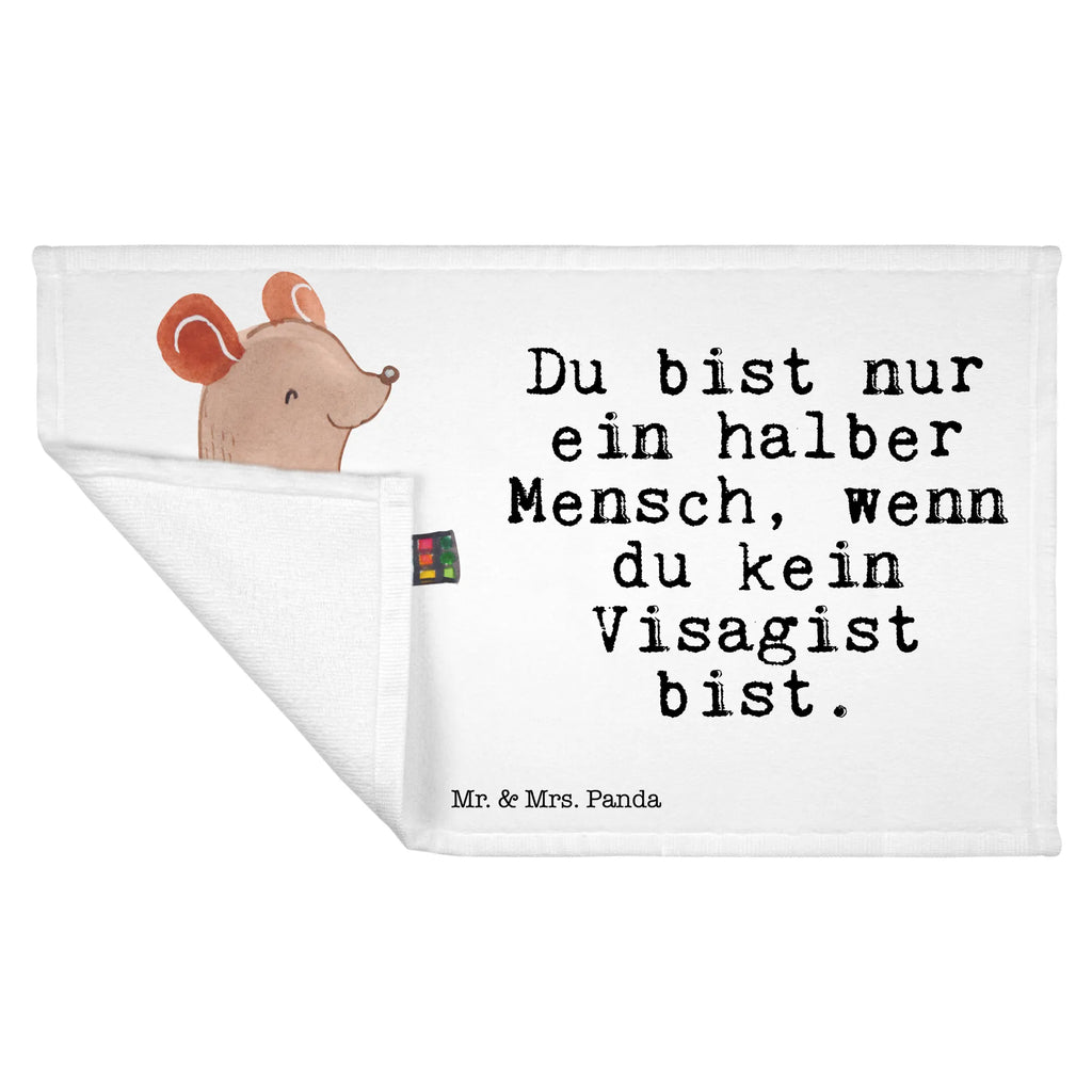 Handtuch Visagist mit Herz Gästetuch, Reisehandtuch, Sport Handtuch, Frottier, Kinder Handtuch, Beruf, Ausbildung, Jubiläum, Abschied, Rente, Kollege, Kollegin, Geschenk, Schenken, Arbeitskollege, Mitarbeiter, Firma, Danke, Dankeschön, Kosmetiker, Make Up Artist, Maskenbildner, Visagist, Beauty Salon, Kosmetikstudio, Eröffnung