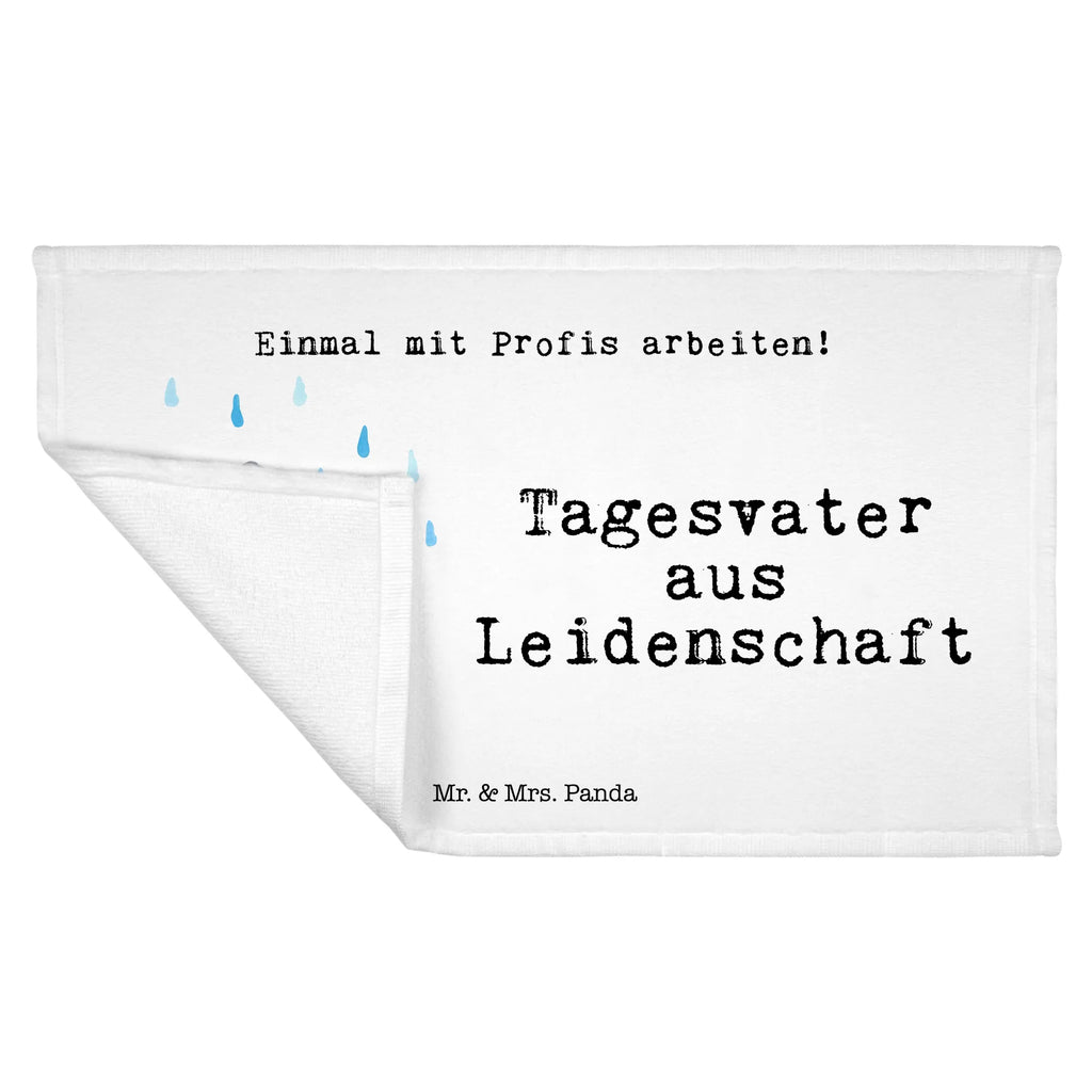 Handtuch Tagesvater aus Leidenschaft Gästetuch, Reisehandtuch, Sport Handtuch, Frottier, Kinder Handtuch, Beruf, Ausbildung, Jubiläum, Abschied, Rente, Kollege, Kollegin, Geschenk, Schenken, Arbeitskollege, Mitarbeiter, Firma, Danke, Dankeschön