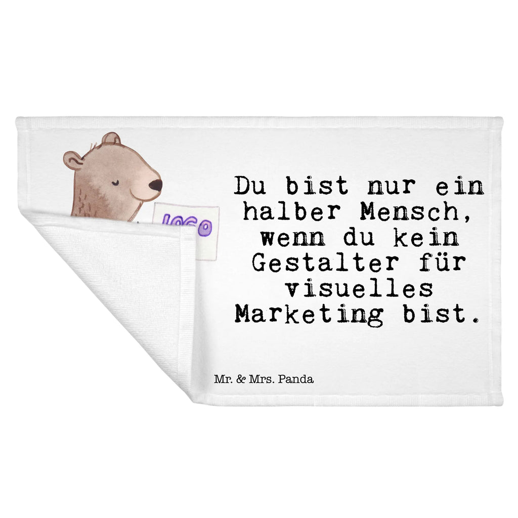 Handtuch Gestalter für visuelles Marketing mit Herz Gästetuch, Reisehandtuch, Sport Handtuch, Frottier, Kinder Handtuch, Beruf, Ausbildung, Jubiläum, Abschied, Rente, Kollege, Kollegin, Geschenk, Schenken, Arbeitskollege, Mitarbeiter, Firma, Danke, Dankeschön