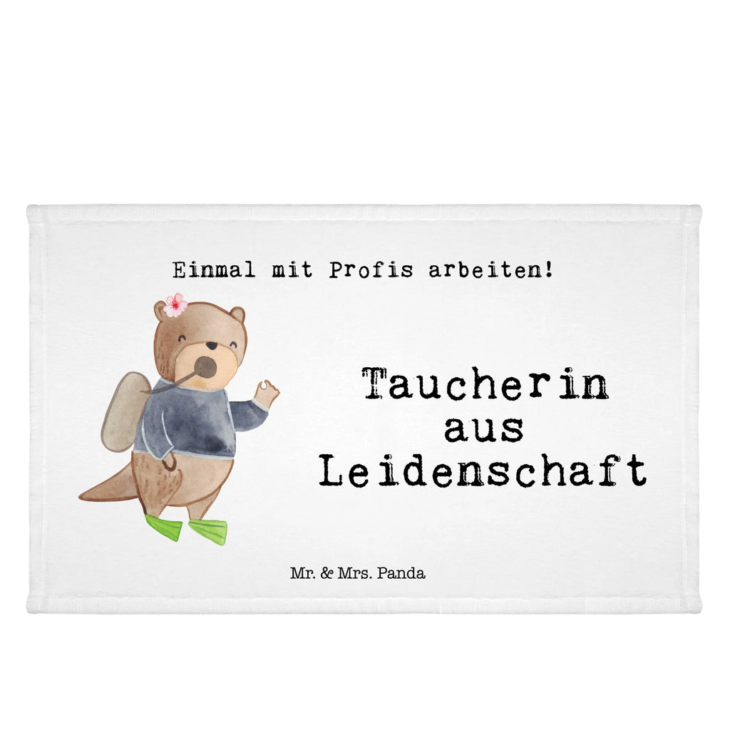 Handtuch Taucherin aus Leidenschaft Gästetuch, Reisehandtuch, Sport Handtuch, Frottier, Kinder Handtuch, Beruf, Ausbildung, Jubiläum, Abschied, Rente, Kollege, Kollegin, Geschenk, Schenken, Arbeitskollege, Mitarbeiter, Firma, Danke, Dankeschön