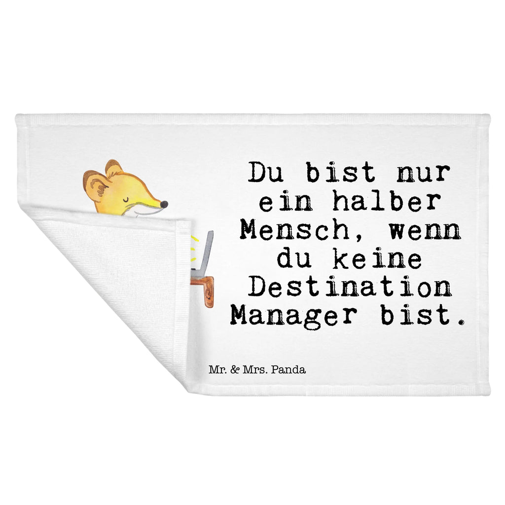 Handtuch Destination Manager mit Herz Gästetuch, Reisehandtuch, Sport Handtuch, Frottier, Kinder Handtuch, Beruf, Ausbildung, Jubiläum, Abschied, Rente, Kollege, Kollegin, Geschenk, Schenken, Arbeitskollege, Mitarbeiter, Firma, Danke, Dankeschön