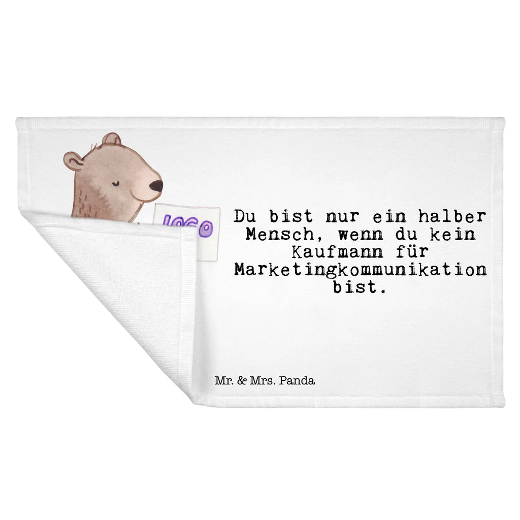 Handtuch Kaufmann für Marketingkommunikation mit Herz Gästetuch, Reisehandtuch, Sport Handtuch, Frottier, Kinder Handtuch, Beruf, Ausbildung, Jubiläum, Abschied, Rente, Kollege, Kollegin, Geschenk, Schenken, Arbeitskollege, Mitarbeiter, Firma, Danke, Dankeschön