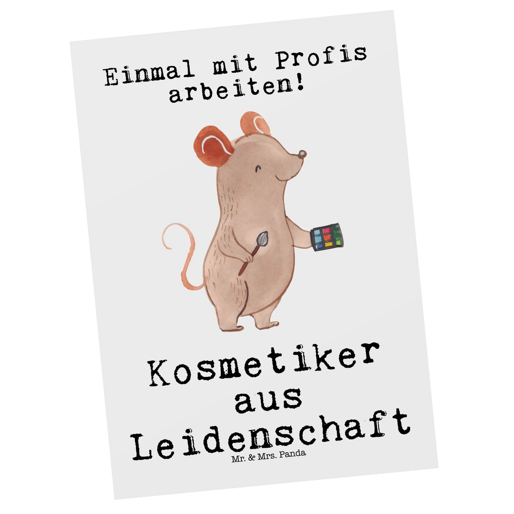 Postkarte Kosmetiker aus Leidenschaft Postkarte, Karte, Geschenkkarte, Grußkarte, Einladung, Ansichtskarte, Geburtstagskarte, Einladungskarte, Dankeskarte, Ansichtskarten, Einladung Geburtstag, Einladungskarten Geburtstag, Beruf, Ausbildung, Jubiläum, Abschied, Rente, Kollege, Kollegin, Geschenk, Schenken, Arbeitskollege, Mitarbeiter, Firma, Danke, Dankeschön, Kosmetiker, Make Up Artist, Maskenbildner, Visagist, Beauty Salon, Kosmetikstudio, Eröffnung