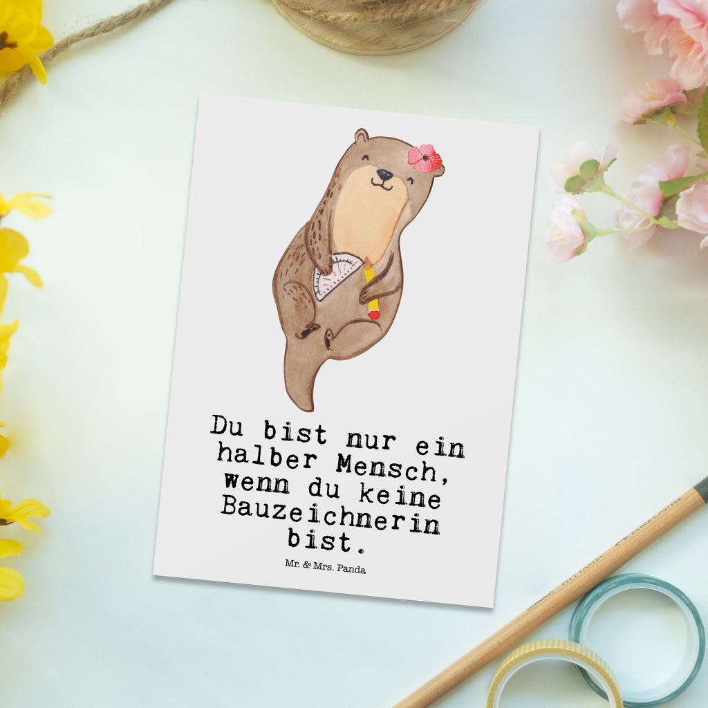 Postkarte Bauzeichnerin mit Herz Postkarte, Karte, Geschenkkarte, Grußkarte, Einladung, Ansichtskarte, Geburtstagskarte, Einladungskarte, Dankeskarte, Ansichtskarten, Einladung Geburtstag, Einladungskarten Geburtstag, Beruf, Ausbildung, Jubiläum, Abschied, Rente, Kollege, Kollegin, Geschenk, Schenken, Arbeitskollege, Mitarbeiter, Firma, Danke, Dankeschön