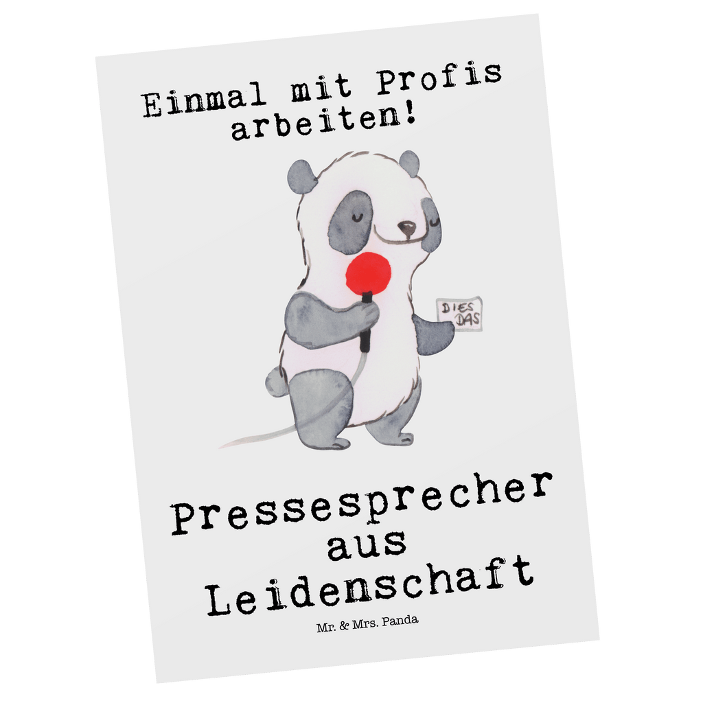 Postkarte Pressesprecher Leidenschaft Postkarte, Karte, Geschenkkarte, Grußkarte, Einladung, Ansichtskarte, Geburtstagskarte, Einladungskarte, Dankeskarte, Ansichtskarten, Einladung Geburtstag, Einladungskarten Geburtstag, Beruf, Ausbildung, Jubiläum, Abschied, Rente, Kollege, Kollegin, Geschenk, Schenken, Arbeitskollege, Mitarbeiter, Firma, Danke, Dankeschön