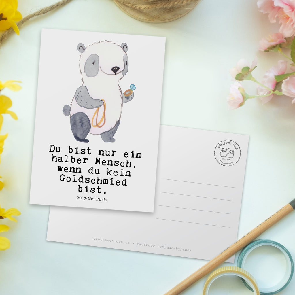 Postkarte Goldschmied mit Herz Postkarte, Karte, Geschenkkarte, Grußkarte, Einladung, Ansichtskarte, Geburtstagskarte, Einladungskarte, Dankeskarte, Ansichtskarten, Einladung Geburtstag, Einladungskarten Geburtstag, Beruf, Ausbildung, Jubiläum, Abschied, Rente, Kollege, Kollegin, Geschenk, Schenken, Arbeitskollege, Mitarbeiter, Firma, Danke, Dankeschön, Juwelier, Goldschmied, Schmied, Schmuckwarenhändler, Schmuckgeschäft, Eröffnung