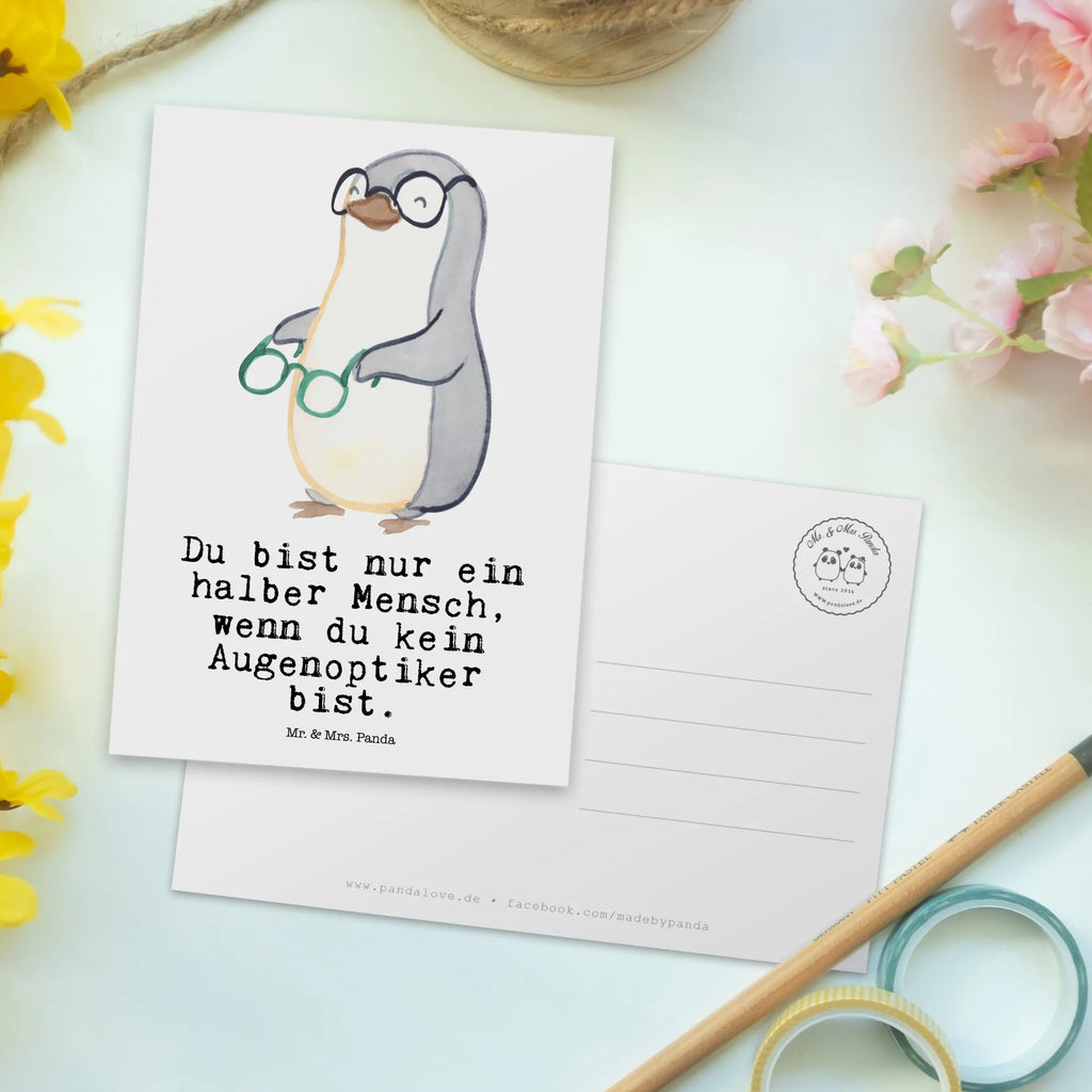 Postkarte Augenoptiker mit Herz Postkarte, Karte, Geschenkkarte, Grußkarte, Einladung, Ansichtskarte, Geburtstagskarte, Einladungskarte, Dankeskarte, Ansichtskarten, Einladung Geburtstag, Einladungskarten Geburtstag, Beruf, Ausbildung, Jubiläum, Abschied, Rente, Kollege, Kollegin, Geschenk, Schenken, Arbeitskollege, Mitarbeiter, Firma, Danke, Dankeschön, Augenoptiker, Optiker, Augenarzt, Optometrist, Brillenverkäufer, Brillengeschäft, Eröffnung