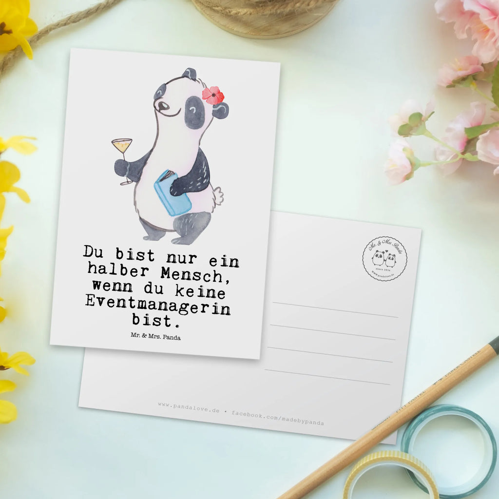 Postkarte Eventmanagerin mit Herz Postkarte, Karte, Geschenkkarte, Grußkarte, Einladung, Ansichtskarte, Geburtstagskarte, Einladungskarte, Dankeskarte, Ansichtskarten, Einladung Geburtstag, Einladungskarten Geburtstag, Beruf, Ausbildung, Jubiläum, Abschied, Rente, Kollege, Kollegin, Geschenk, Schenken, Arbeitskollege, Mitarbeiter, Firma, Danke, Dankeschön, Eventmanagerin, Veranstalterin, Promoterin