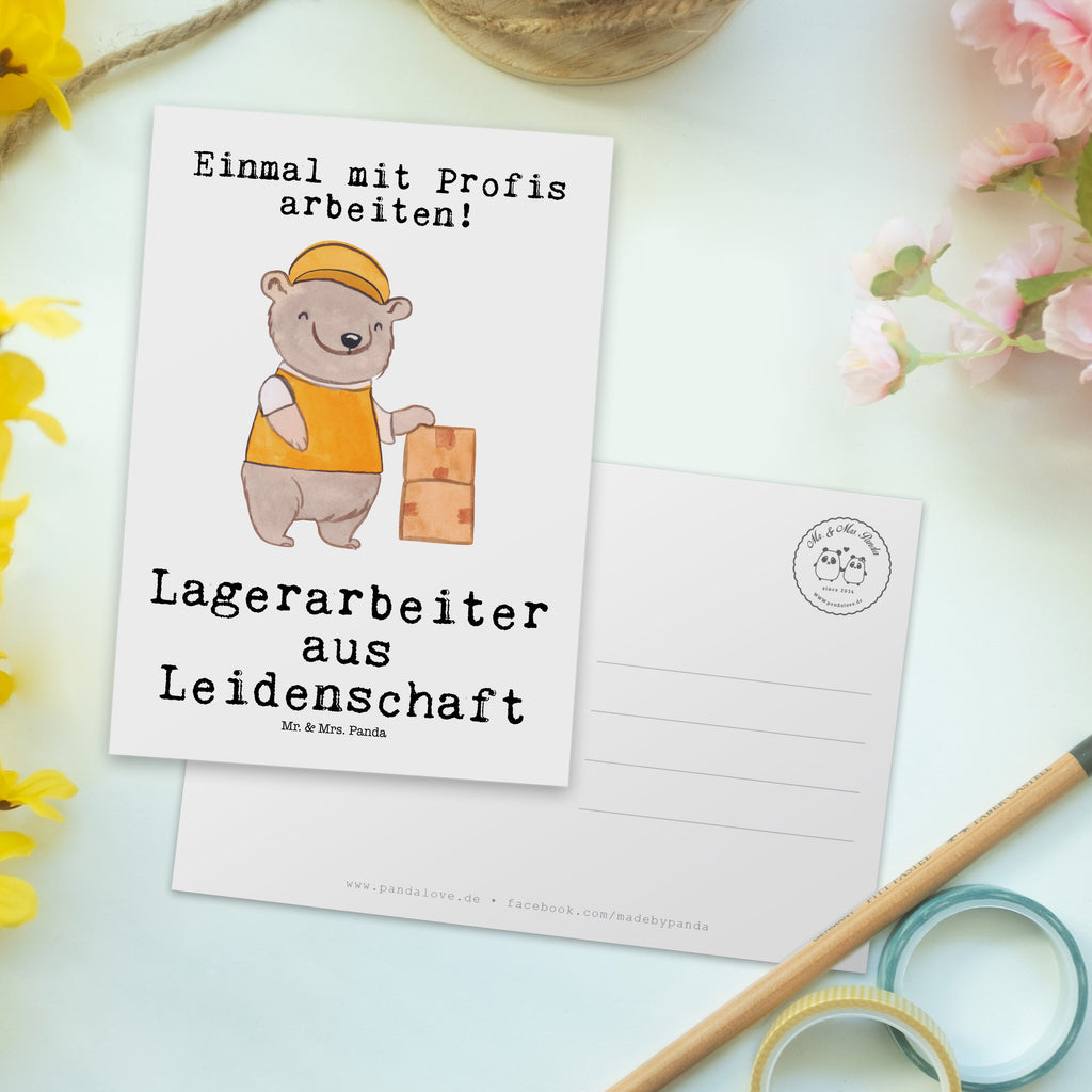 Postkarte Lagerarbeiter Leidenschaft Postkarte, Karte, Geschenkkarte, Grußkarte, Einladung, Ansichtskarte, Geburtstagskarte, Einladungskarte, Dankeskarte, Ansichtskarten, Einladung Geburtstag, Einladungskarten Geburtstag, Beruf, Ausbildung, Jubiläum, Abschied, Rente, Kollege, Kollegin, Geschenk, Schenken, Arbeitskollege, Mitarbeiter, Firma, Danke, Dankeschön, Lagerarbeiter, Fachlagerist, Lagerist, Lagerverwalter