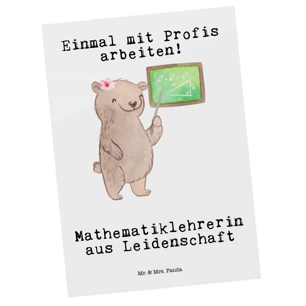 Postkarte Mathematiklehrerin aus Leidenschaft Postkarte, Karte, Geschenkkarte, Grußkarte, Einladung, Ansichtskarte, Geburtstagskarte, Einladungskarte, Dankeskarte, Ansichtskarten, Einladung Geburtstag, Einladungskarten Geburtstag, Beruf, Ausbildung, Jubiläum, Abschied, Rente, Kollege, Kollegin, Geschenk, Schenken, Arbeitskollege, Mitarbeiter, Firma, Danke, Dankeschön, Mathematiklehrerin, Lehramtstudent, Referendariat, Mathelehrerin, Matheunterricht