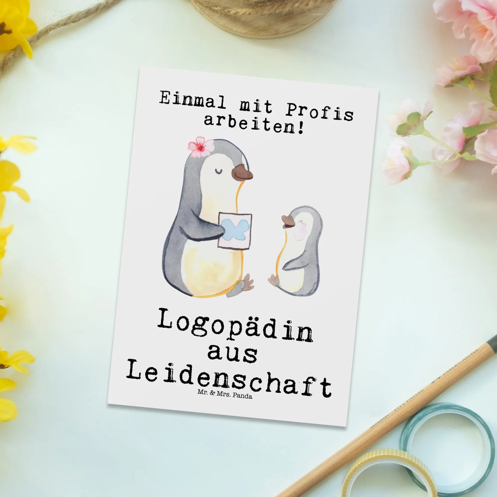 Postkarte Logopädin aus Leidenschaft Postkarte, Karte, Geschenkkarte, Grußkarte, Einladung, Ansichtskarte, Geburtstagskarte, Einladungskarte, Dankeskarte, Ansichtskarten, Einladung Geburtstag, Einladungskarten Geburtstag, Beruf, Ausbildung, Jubiläum, Abschied, Rente, Kollege, Kollegin, Geschenk, Schenken, Arbeitskollege, Mitarbeiter, Firma, Danke, Dankeschön, Logopädin, Logopädie, Studium