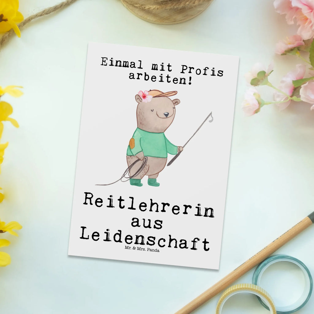 Postkarte Reitlehrerin aus Leidenschaft Postkarte, Karte, Geschenkkarte, Grußkarte, Einladung, Ansichtskarte, Geburtstagskarte, Einladungskarte, Dankeskarte, Ansichtskarten, Einladung Geburtstag, Einladungskarten Geburtstag, Beruf, Ausbildung, Jubiläum, Abschied, Rente, Kollege, Kollegin, Geschenk, Schenken, Arbeitskollege, Mitarbeiter, Firma, Danke, Dankeschön