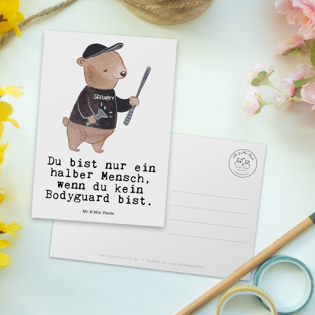 Postkarte Bodyguard mit Herz Postkarte, Karte, Geschenkkarte, Grußkarte, Einladung, Ansichtskarte, Geburtstagskarte, Einladungskarte, Dankeskarte, Ansichtskarten, Einladung Geburtstag, Einladungskarten Geburtstag, Beruf, Ausbildung, Jubiläum, Abschied, Rente, Kollege, Kollegin, Geschenk, Schenken, Arbeitskollege, Mitarbeiter, Firma, Danke, Dankeschön, Bodyguard, Personenschützer