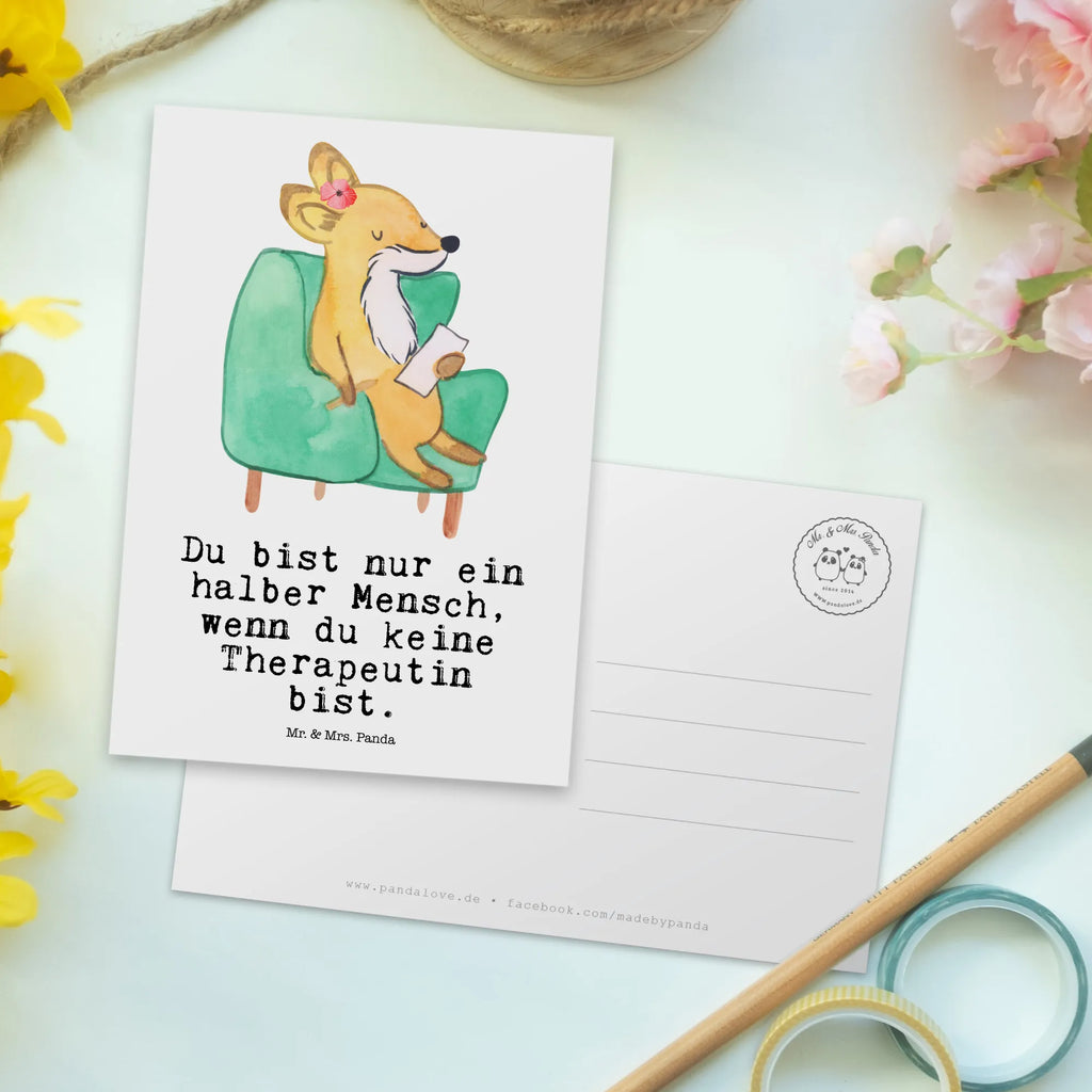 Postkarte Therapeutin mit Herz Postkarte, Karte, Geschenkkarte, Grußkarte, Einladung, Ansichtskarte, Geburtstagskarte, Einladungskarte, Dankeskarte, Ansichtskarten, Einladung Geburtstag, Einladungskarten Geburtstag, Beruf, Ausbildung, Jubiläum, Abschied, Rente, Kollege, Kollegin, Geschenk, Schenken, Arbeitskollege, Mitarbeiter, Firma, Danke, Dankeschön